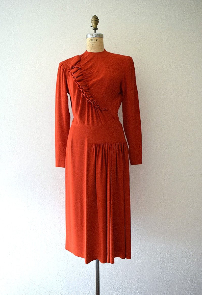 Vintage Rayon Dress