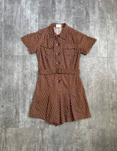 Load image into Gallery viewer, 1930s playsuit set . vintage 30s playsuit and skirt . size small to s/m