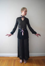 Load image into Gallery viewer, RESERVED . . . Vintage 1930s pajama set . top and pants . size xs