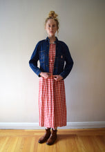 Load image into Gallery viewer, 1950s denim jacket . vintage Tuf Nut jacket . size xs to s