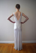 Load image into Gallery viewer, 1940s satin and lace gown . vintage slip dress . size small to s/m