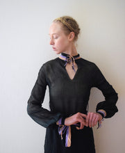 Load image into Gallery viewer, RESERVED . . . Vintage 1930s pajama set . top and pants . size xs