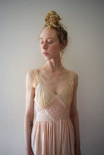 Load image into Gallery viewer, 1930s silk peignoir set . vintage 30s slip and robe . size xs to small