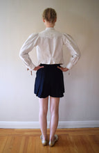 Load image into Gallery viewer, RESERVED . Antique 1890s blouse . mutton sleeve top . size xs to small