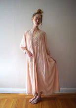 Load image into Gallery viewer, 1930s silk peignoir set . vintage 30s slip and robe . size xs to small