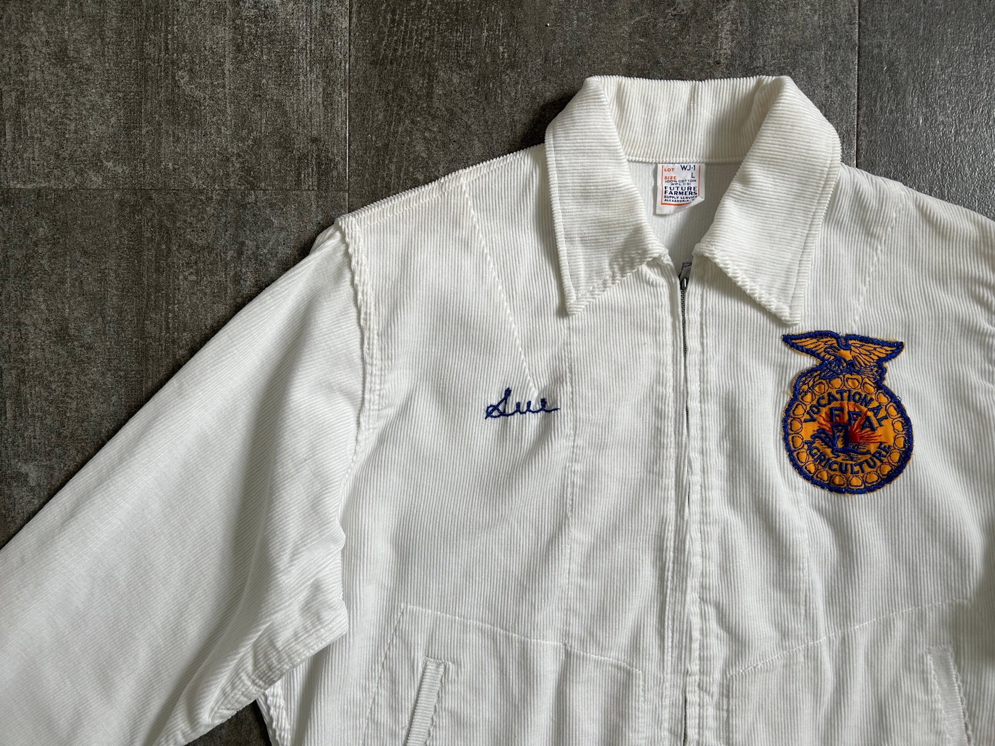 1960s FFA Sweetheart jacket . vintage corduroy jacket . size m to