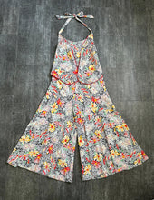 Load image into Gallery viewer, 1930s beach pajamas . vintage 30s wide leg jumpsuit . size l to xl