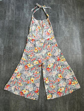 Load image into Gallery viewer, 1930s beach pajamas . vintage 30s wide leg jumpsuit . size l to xl