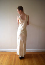 Load image into Gallery viewer, 1930s silk slip dress . vintage 30s nightgown . size small