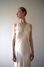 Load image into Gallery viewer, 1930s silk slip dress . vintage 30s nightgown . size small