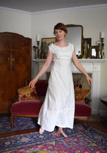 Load image into Gallery viewer, Antique 1900s 1910s princess slip . cotton dress . size xs to small