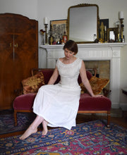 Load image into Gallery viewer, Antique 1900s 1910s princess slip . cotton dress . size xs to small