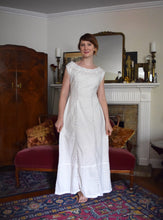 Load image into Gallery viewer, Antique 1900s 1910s princess slip . cotton dress . size xs to small