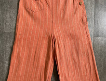 Load image into Gallery viewer, 1930s 1940s striped pants . vintage trousers . size xxs to xs