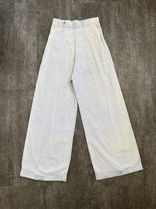 Late 1930s sportswear pants . vintage 30s pants . 25-26 waist