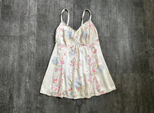 Load image into Gallery viewer, 1930s satin swimsuit . 30s floral bow print playsuit . size medium