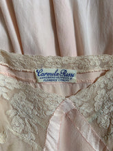 Load image into Gallery viewer, 1930s silk peignoir set . vintage 30s slip and robe . size xs to small