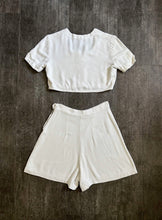 Load image into Gallery viewer, Vintage 1940s playsuit . top and shorts . size medium