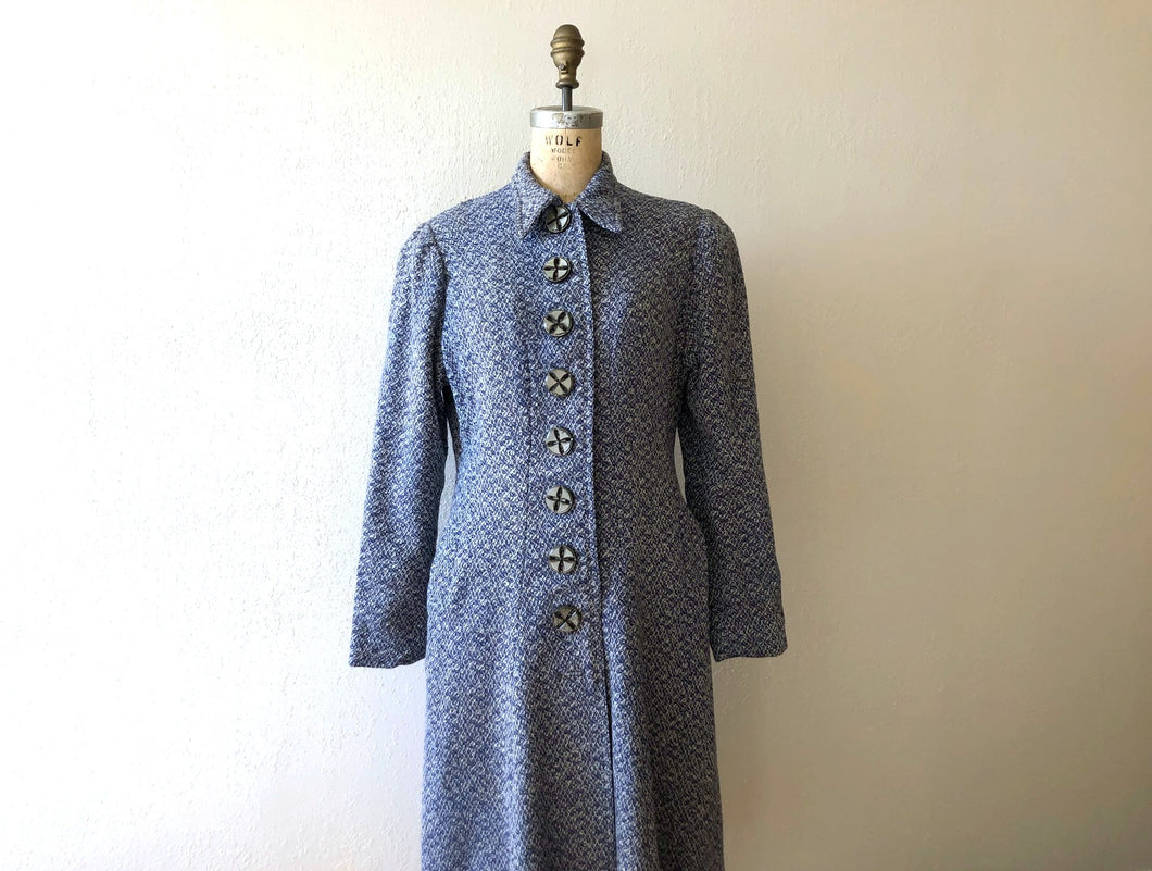 1930s coat . vintage 30s 40s wool jacket – bluefennel
